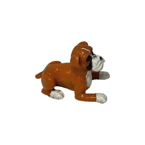 Vtg Puppy In My Pocket Dog Cobra Boxer #7 1993 MEG Miniature Toy - Picture 1 of 4